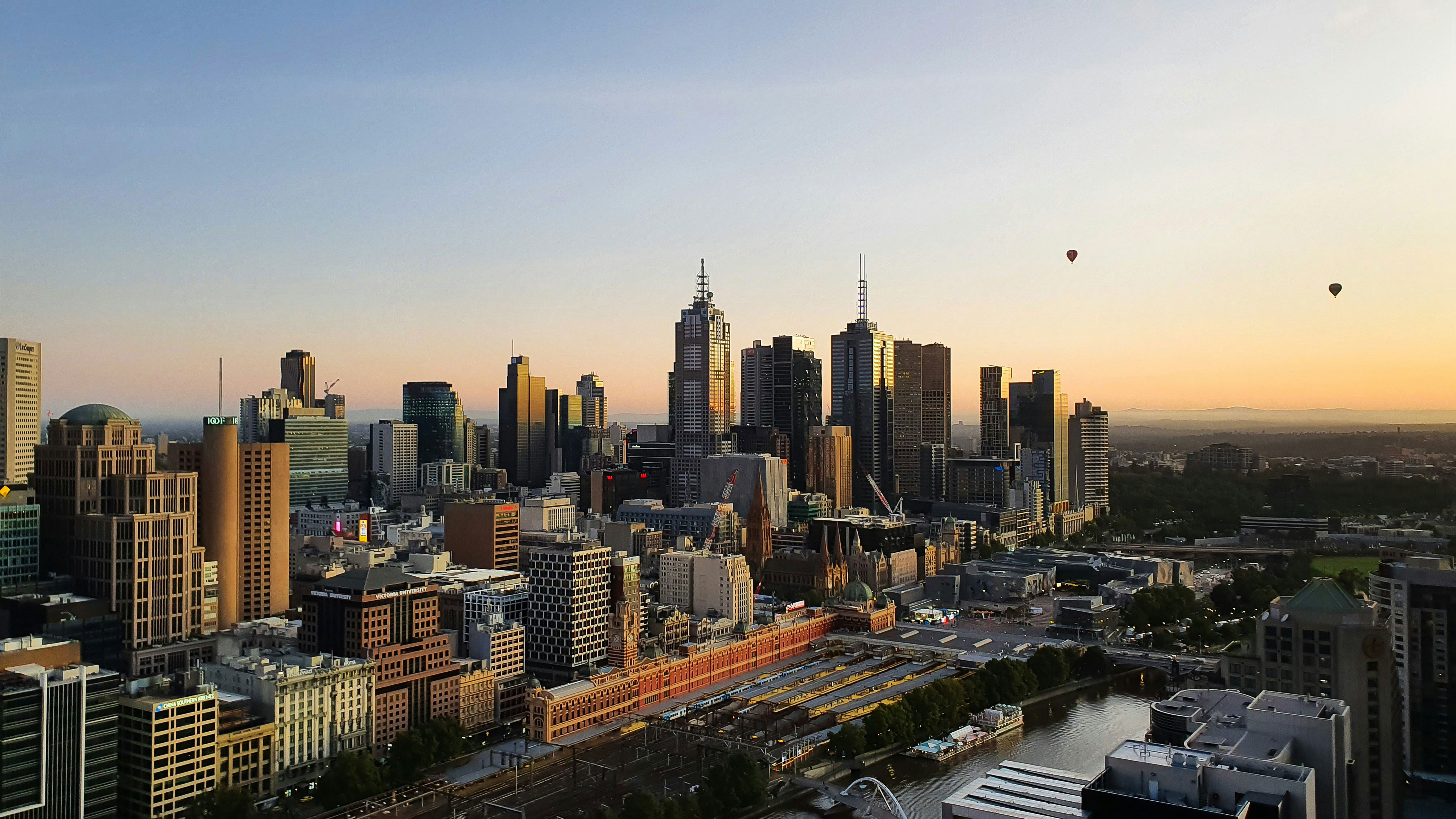 Melbourne city view
